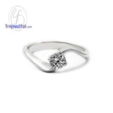 แหวนเพชร แหวนแพลทินัม แหวนหมั้นเพชร แหวนแต่งงาน -R1073DPT